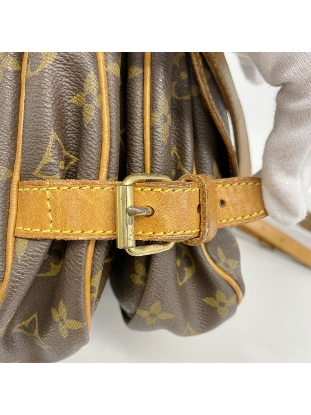 Louis Vuitton Shoulder Bag Monogram Saumur 30 Brown - Picture 10 of 10